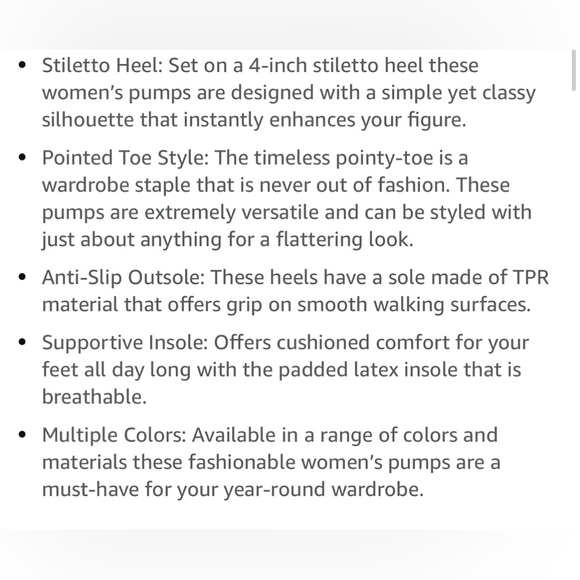 DREAM PAIRS Women's Closed Toe High Heels Dress Pointed Toe Wedding Pump Shoes - Picture 16 of 17